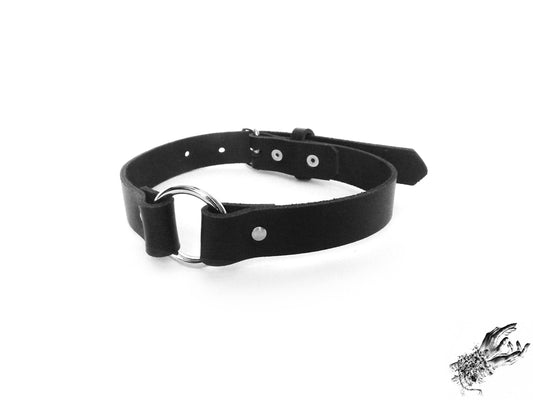 Black O Ring Choker - 8th Sin