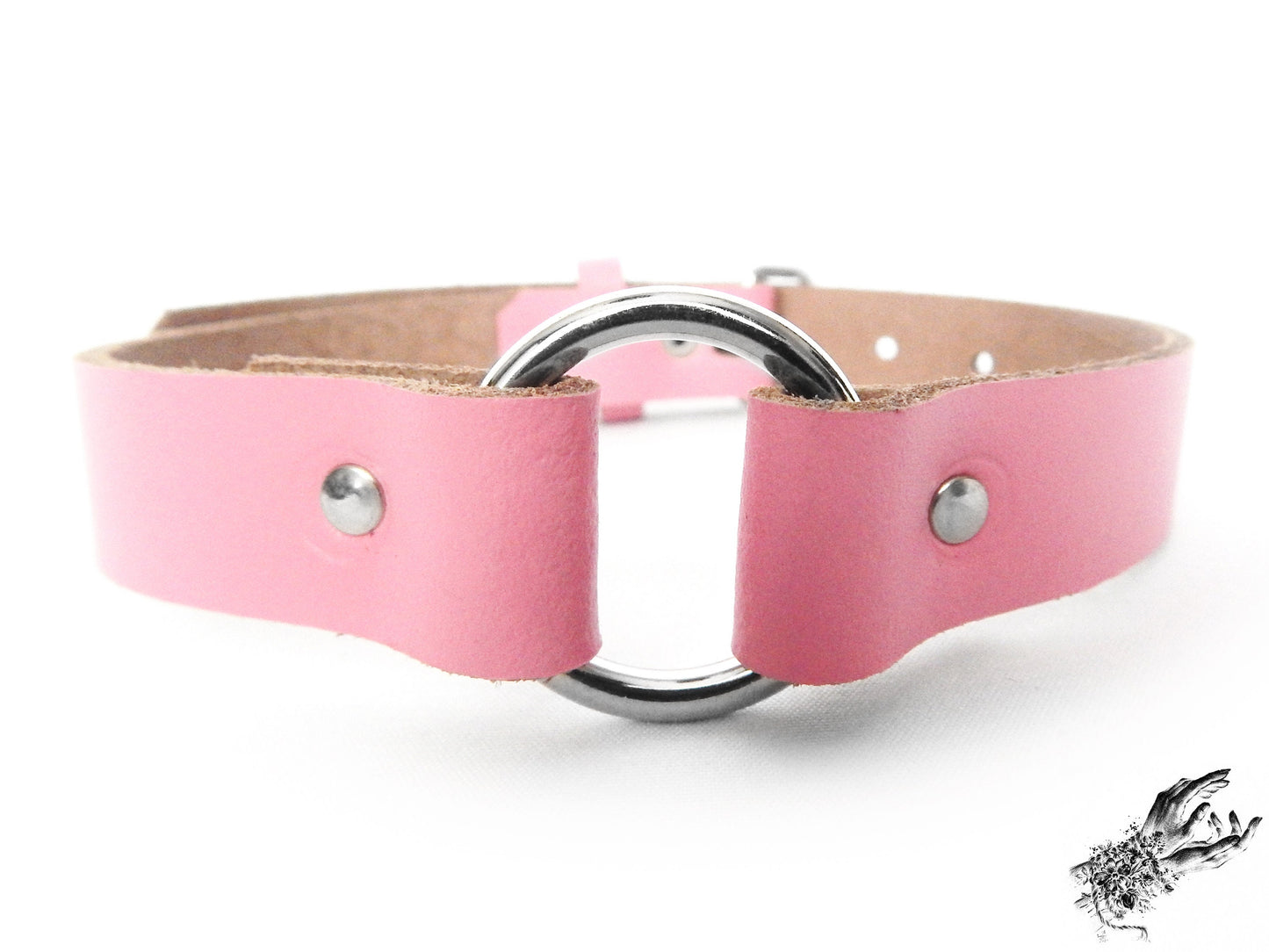 Pink O Ring Choker