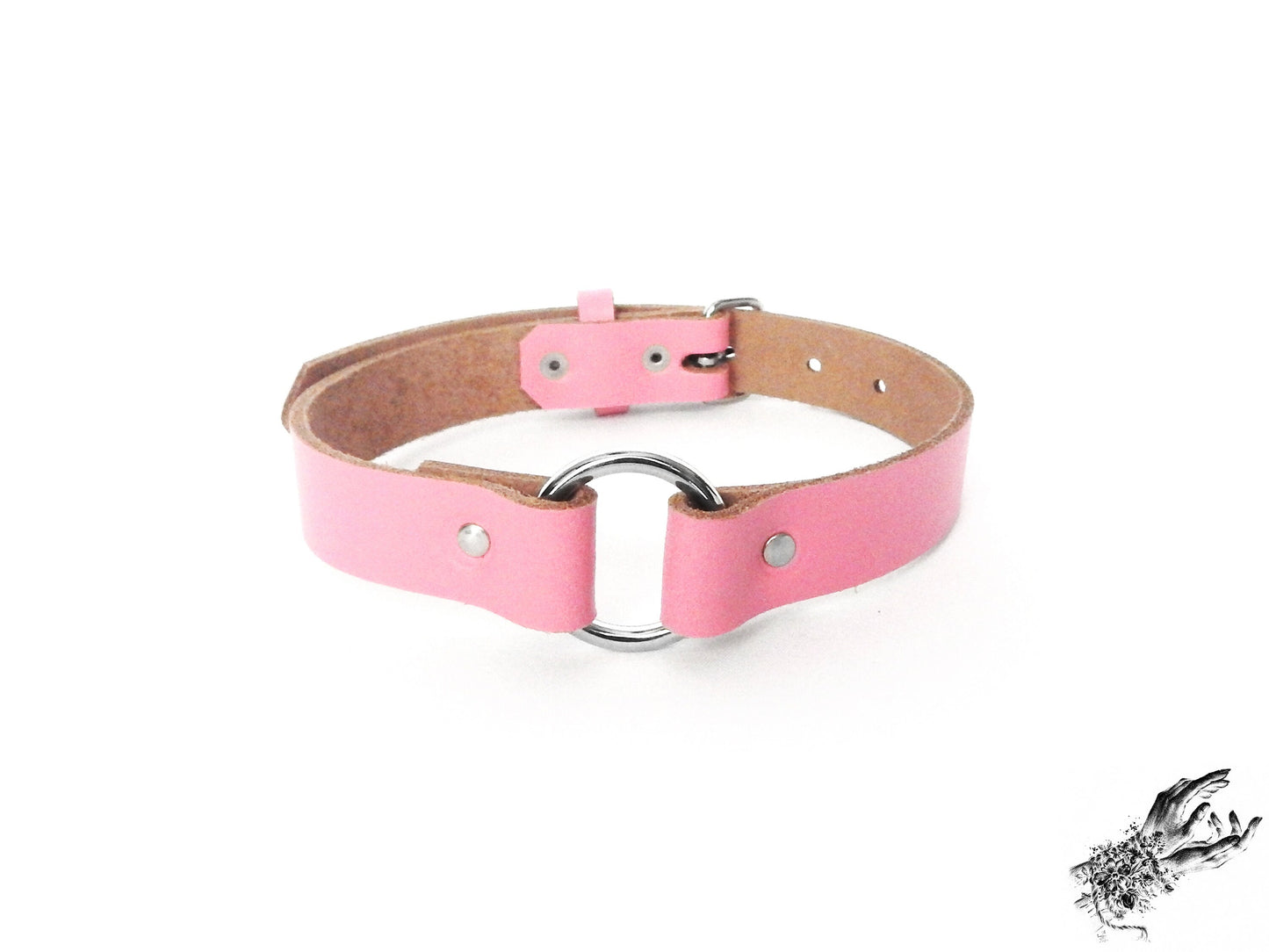 Pink O Ring Choker