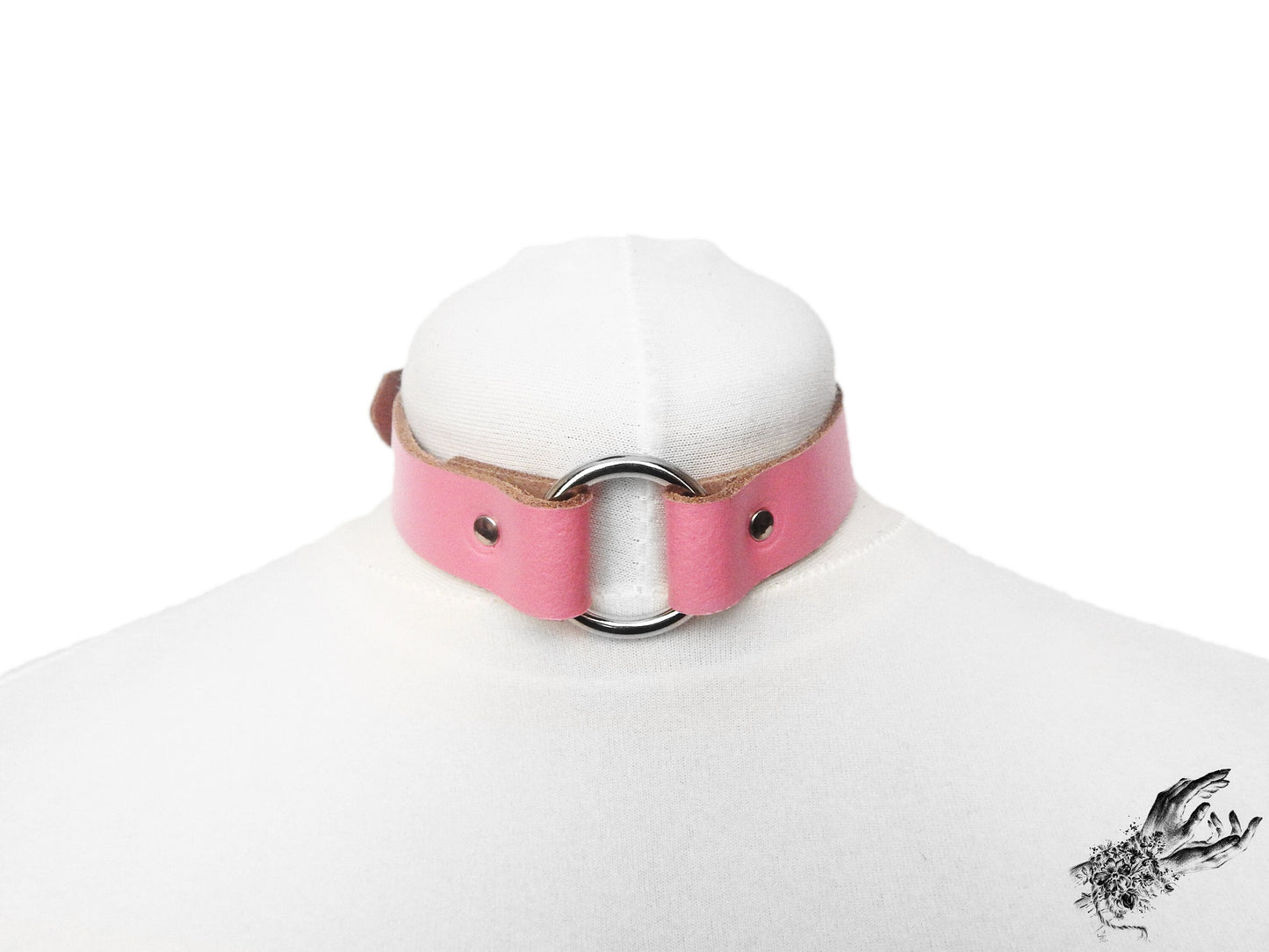 Pink O Ring Choker