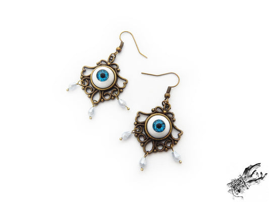 Antique Bronze Tears of Persephone Earrings - 8th Sin
